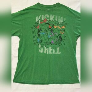 Teenage Mutant Ninja Turtles Kickin’ Shell  Tee Sz L/XL P2P 24–30 Women’s 2x